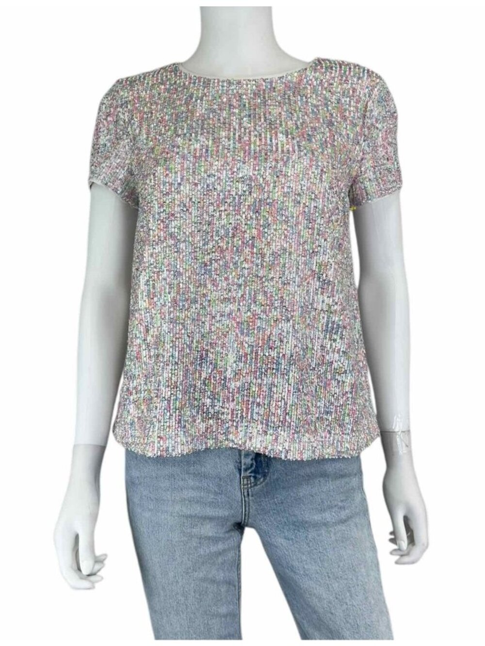 CeCe NWT Sequin Blouse Size 4